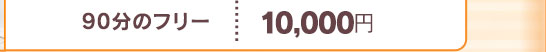 [90分のHPフリー]　⇒　10,000円